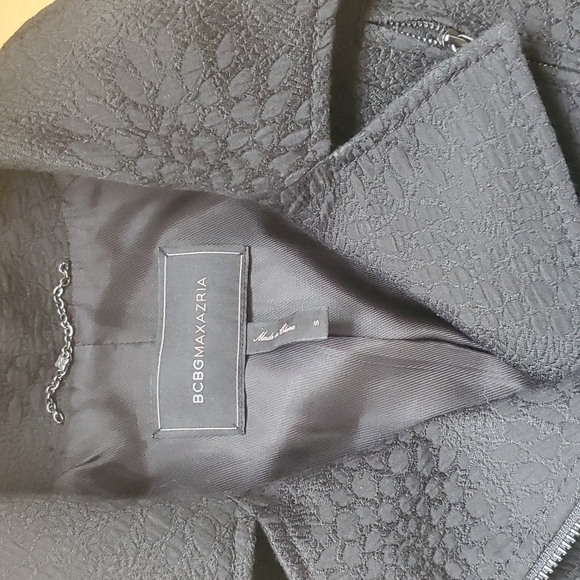 Bcbgmaxaria size s embroided jacket black. - Picture 3 of 4